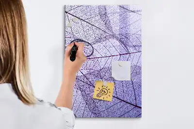 Magnetická kresliaca tabuľa s motívom listu
