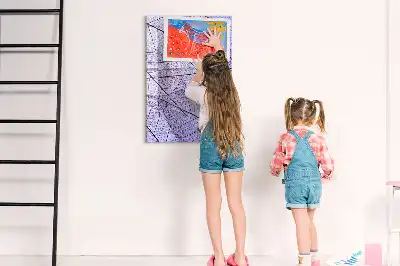 Magnetická kresliaca tabuľa s motívom listu