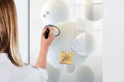 Magnetická tabuľa na kreslenie abstrakcia gule