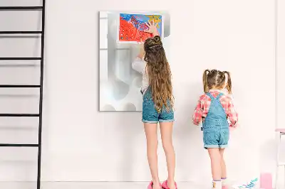 Magnetická tabuľa na kreslenie abstrakcia gule