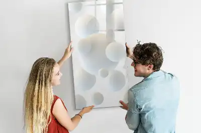 Magnetická tabuľa na kreslenie abstrakcia gule