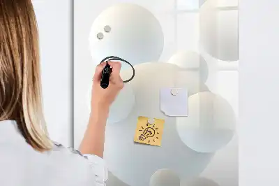 Magnetická tabuľa na kreslenie abstrakcia gule