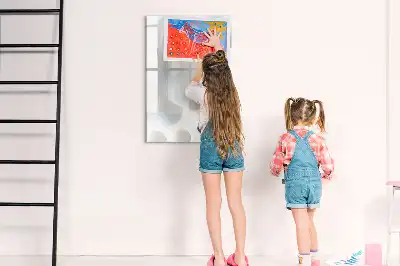 Magnetická tabuľa na kreslenie abstrakcia gule