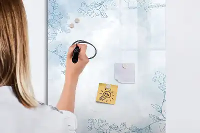 Magnetická kresliaca tabuľa s motívom kvetu