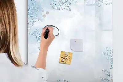 Magnetická kresliaca tabuľa s motívom kvetu
