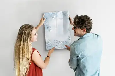Magnetická kresliaca tabuľa s motívom kvetu