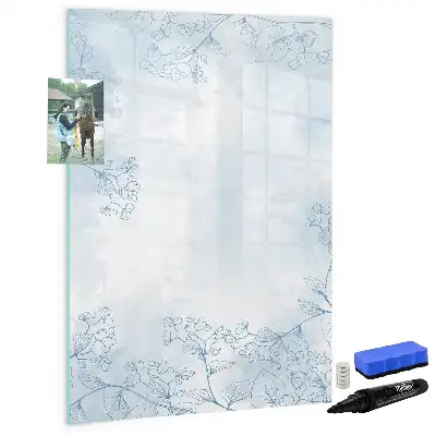 Magnetická kresliaca tabuľa s motívom kvetu