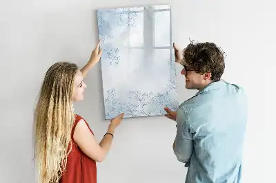 Magnetická kresliaca tabuľa s motívom kvetu