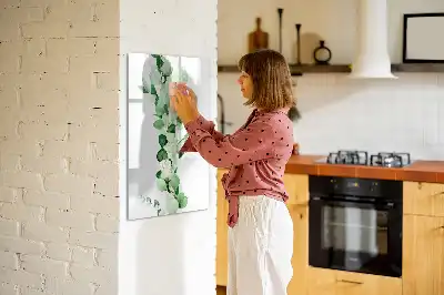Magnetická tabuľa na kreslenie vzor rákosové listy