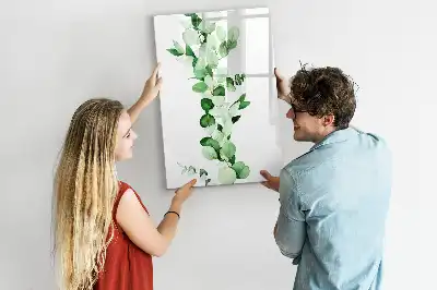 Magnetická tabuľa na kreslenie vzor rákosové listy