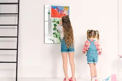 Magnetická tabuľa na kreslenie vzor rákosové listy