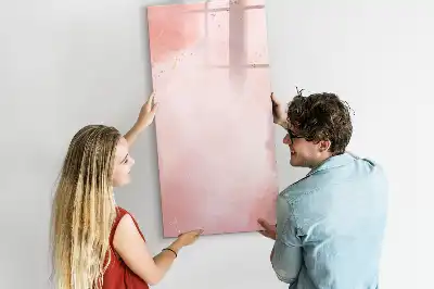 Magnetická kresliaca tabuľa vo vyhotovení ružový mramor