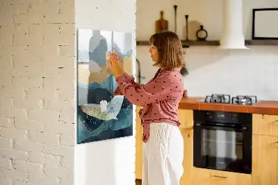 Magnetická tabuľa na kreslenie mramorová veľryba