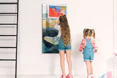 Magnetická tabuľa na kreslenie mramorová veľryba
