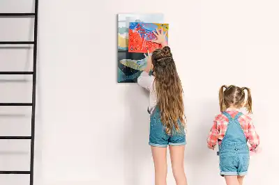 Magnetická tabuľa na kreslenie mramorová veľryba