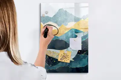 Magnetická tabuľa na kreslenie mramorová veľryba