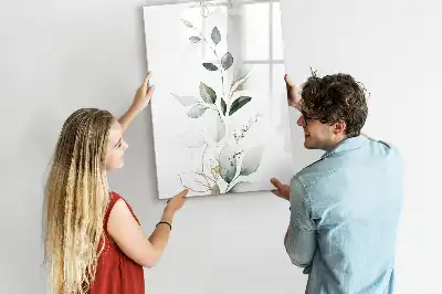 Magnetická kresliaca tabuľa s motívom rákosových listov