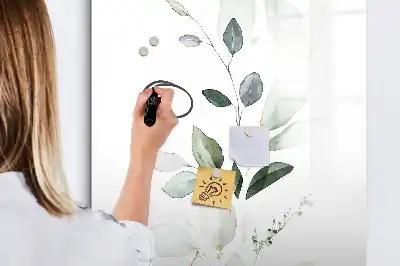 Magnetická kresliaca tabuľa s motívom rákosových listov