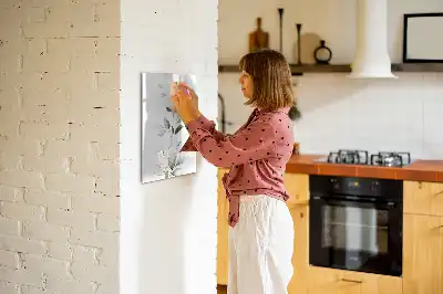Magnetická kresliaca tabuľa s motívom rákosových listov