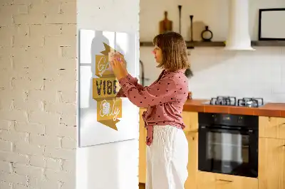 Magnetická tabuľa na kreslenie motív Iba dobré vibrácie