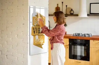 Magnetická tabuľa na kreslenie motív Iba dobré vibrácie