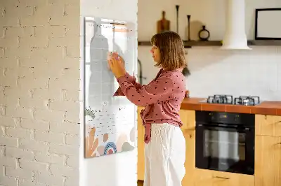 Magnetická kresliaca tabuľa mesačný plánovač