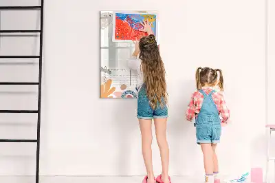 Magnetická kresliaca tabuľa mesačný plánovač