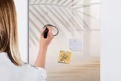 Magnetická tabuľa na kreslenie vzor tieň palmového listu
