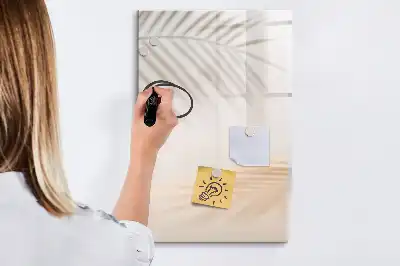 Magnetická tabuľa na kreslenie vzor tieň palmového listu