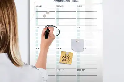 Magnetická kresliaca tabuľa dôležité dátumy