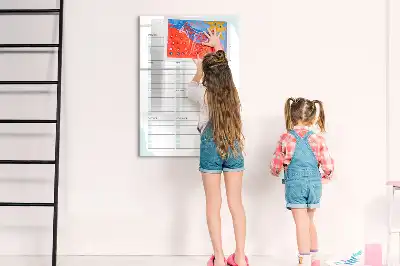 Magnetická kresliaca tabuľa dôležité dátumy