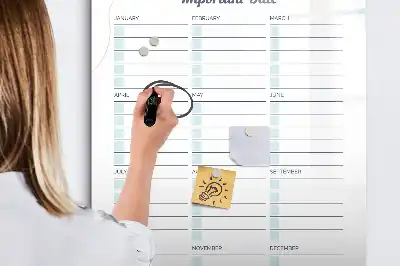 Magnetická kresliaca tabuľa dôležité dátumy