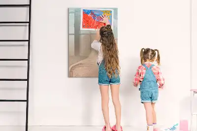 Magnetická tabuľa na kreslenie s motívom miešania farieb