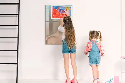 Magnetická tabuľa na kreslenie s motívom miešania farieb