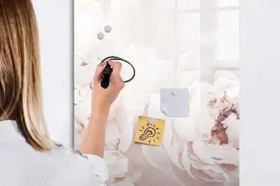 Magnetická kresliaca tabuľa v dizajne Pivonky