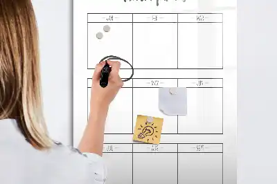Magnetická kresliaca tabuľa s motívom mesačných cieľov
