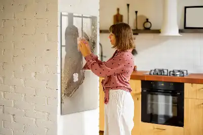 Magnetická tabuľa na kreslenie trblietavý mramor