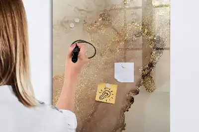 Magnetická tabuľa na kreslenie trblietavý mramor