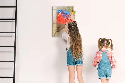 Magnetická tabuľa na kreslenie trblietavý mramor