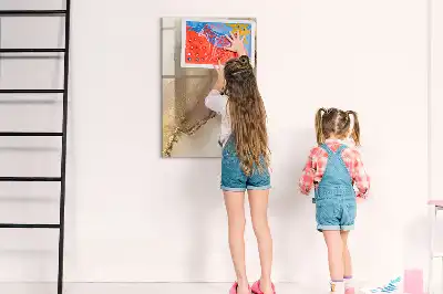 Magnetická tabuľa na kreslenie trblietavý mramor