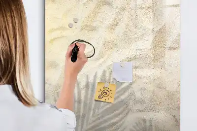 Magnetická kresliaca tabuľa s motívom pláže a piesku