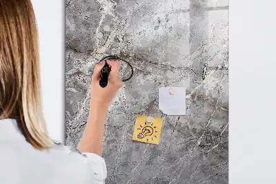 Magnetická tabuľa na kreslenie v dizajne tmavého mramoru