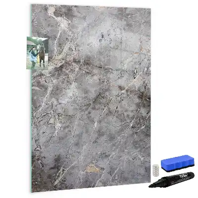 Magnetická tabuľa na kreslenie v dizajne tmavého mramoru