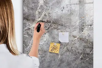 Magnetická tabuľa na kreslenie v dizajne tmavého mramoru