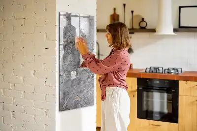 Magnetická tabuľa na kreslenie v dizajne tmavého mramoru