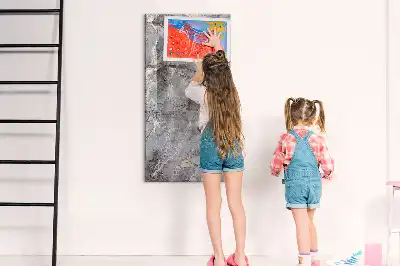 Magnetická tabuľa na kreslenie v dizajne tmavého mramoru