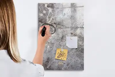 Magnetická tabuľa na kreslenie v dizajne tmavého mramoru