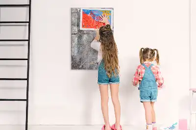 Magnetická tabuľa na kreslenie v dizajne tmavého mramoru