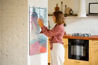 Magnetická kresliaca tabuľa v pastelových listoch