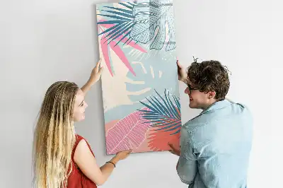 Magnetická kresliaca tabuľa v pastelových listoch